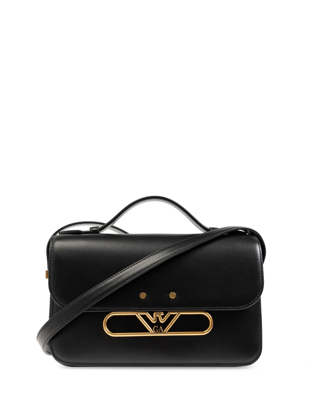 Emporio Armani Shopper met logoplakkaat Zwart