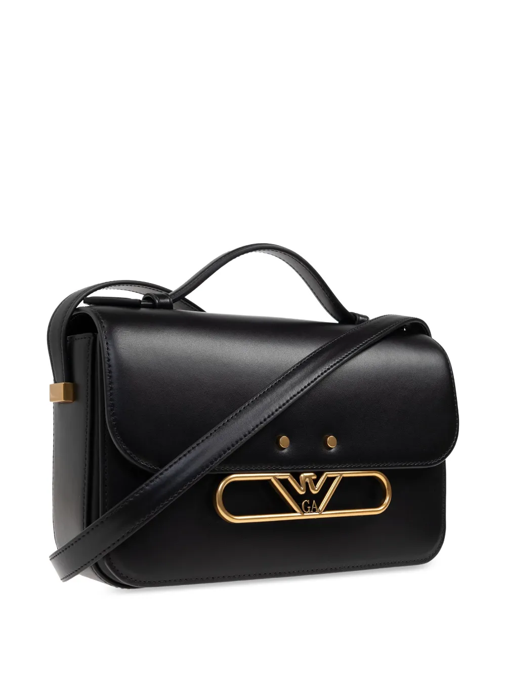 Emporio Armani Shopper met logoplakkaat Zwart