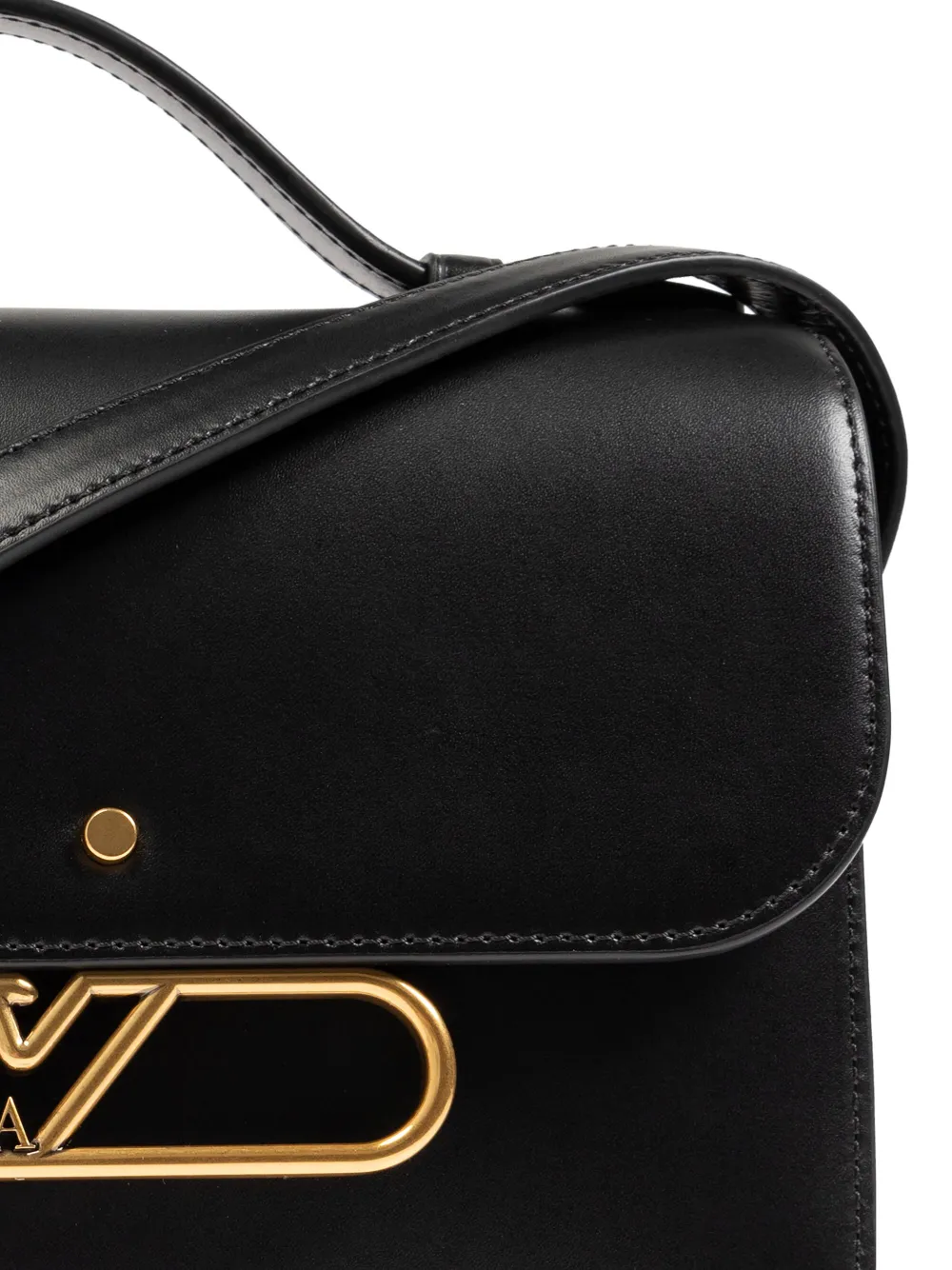 Emporio Armani Shopper met logoplakkaat Zwart