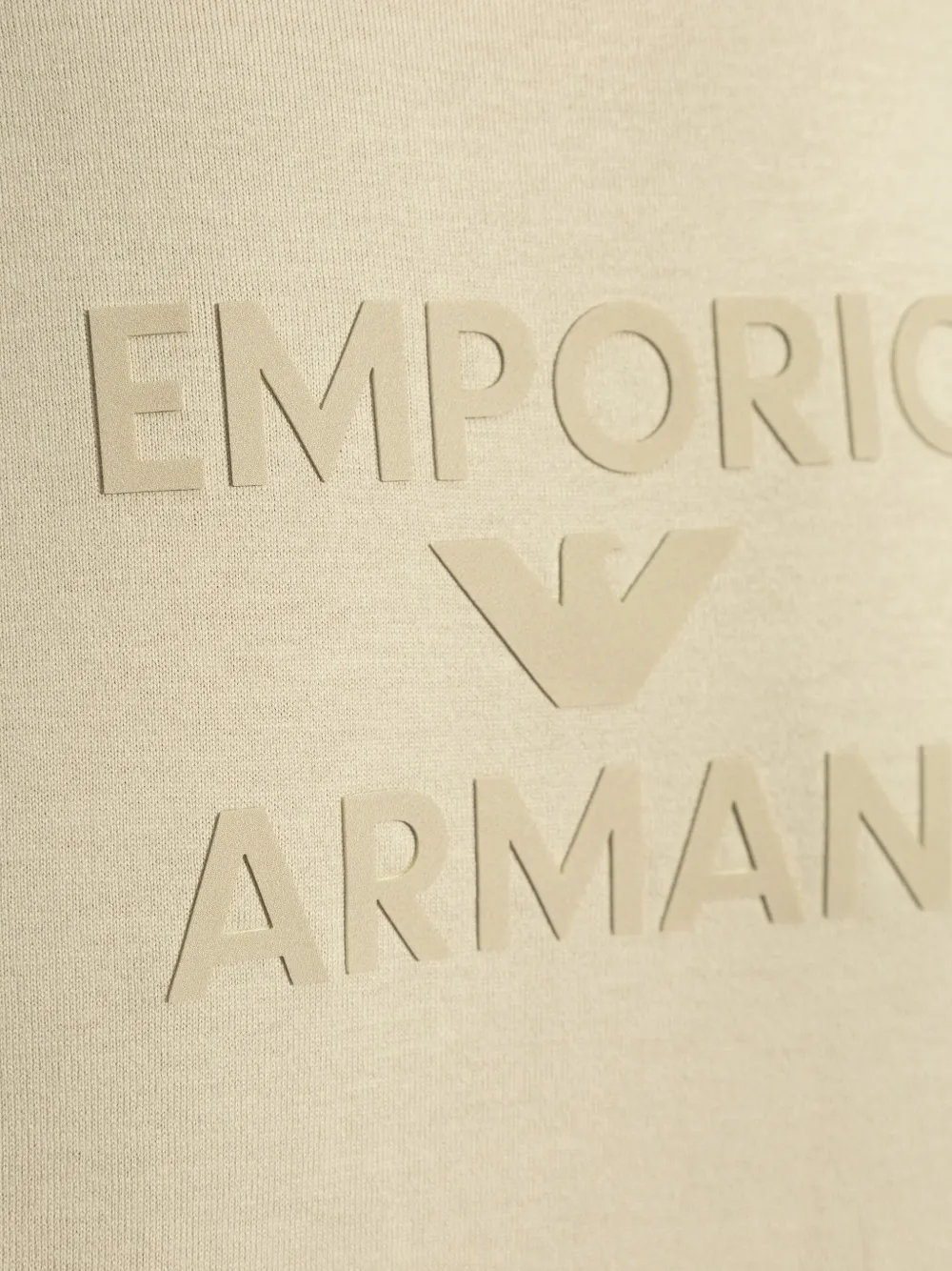 Emporio Armani Katoenen T-shirt Beige