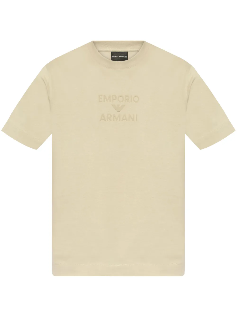 Emporio Armani Katoenen T-shirt Beige