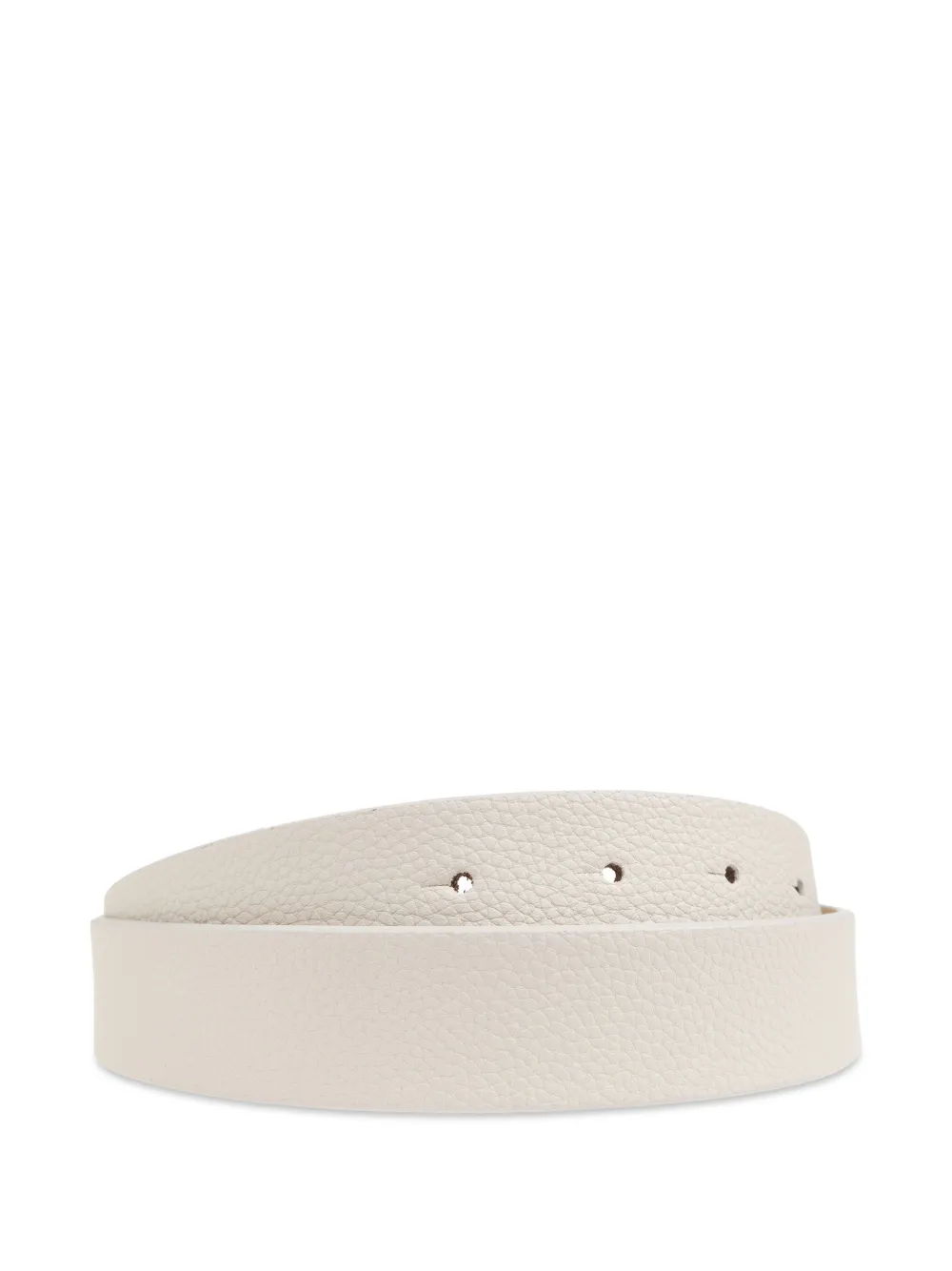 Emporio Armani Gespriem met logo Beige