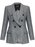 Emporio Armani double-breasted blazer - Blue
