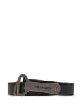 Balenciaga logo-engraved belt - Black