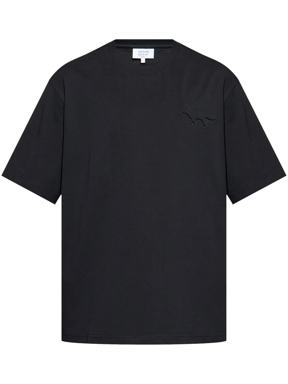 Maison Kitsuné playera Profile con motivo Fox en relieve | negro | Image 1