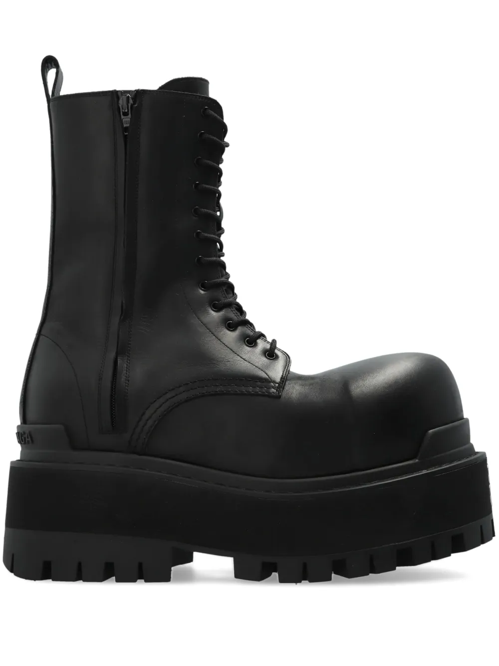 Balenciaga leather boots – Black