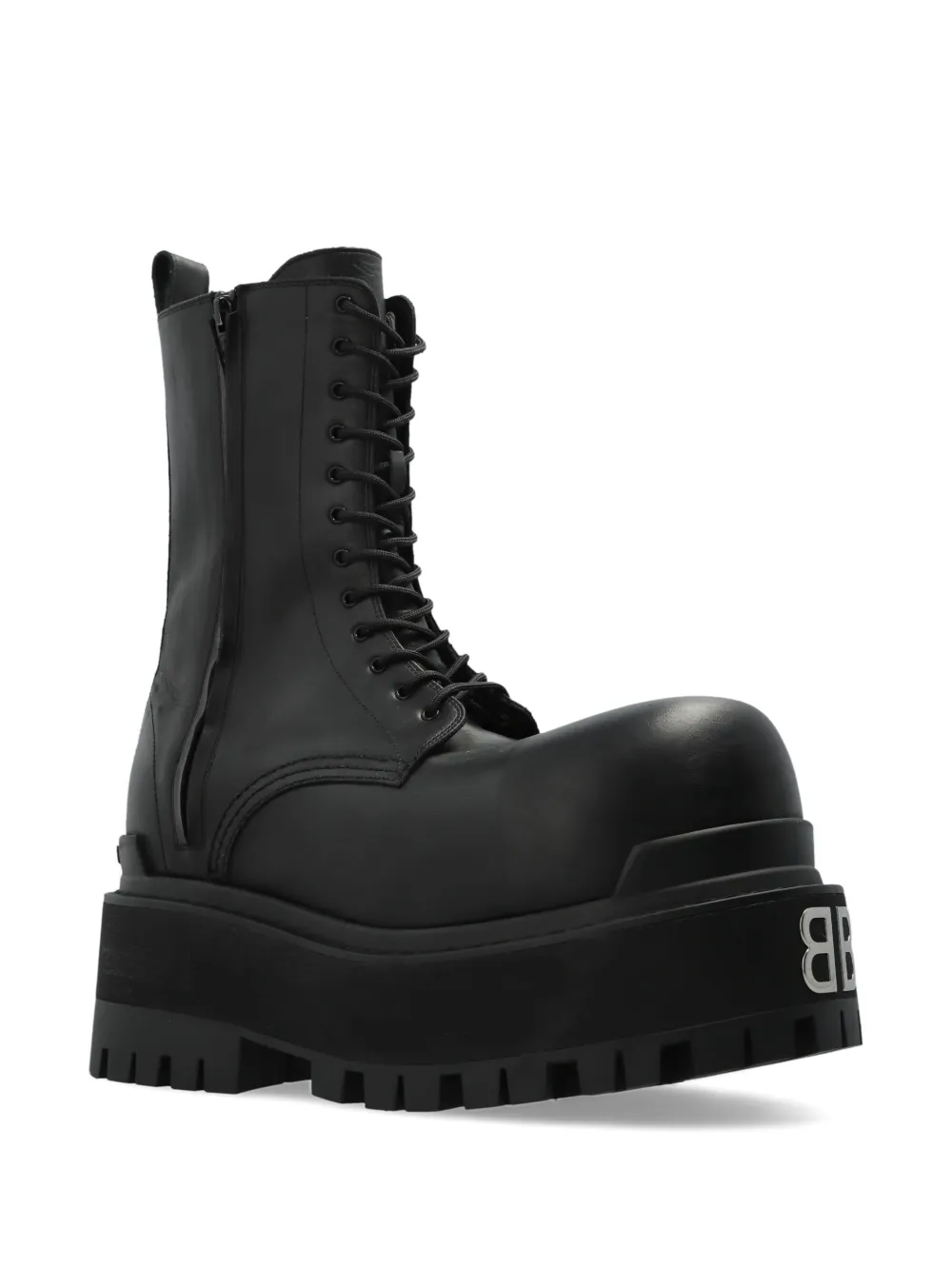 Balenciaga leather boots - Zwart