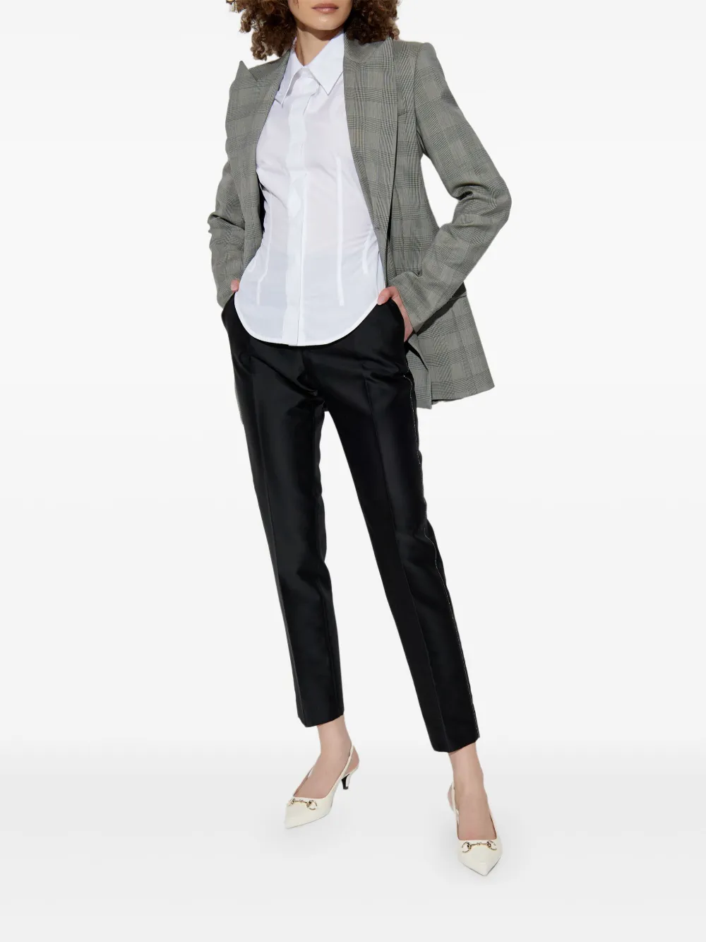 Fabiana Filippi straight-leg trousers - Zwart