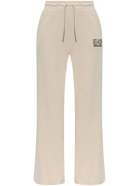 Ea7 Emporio Armani pants con logo en relieve