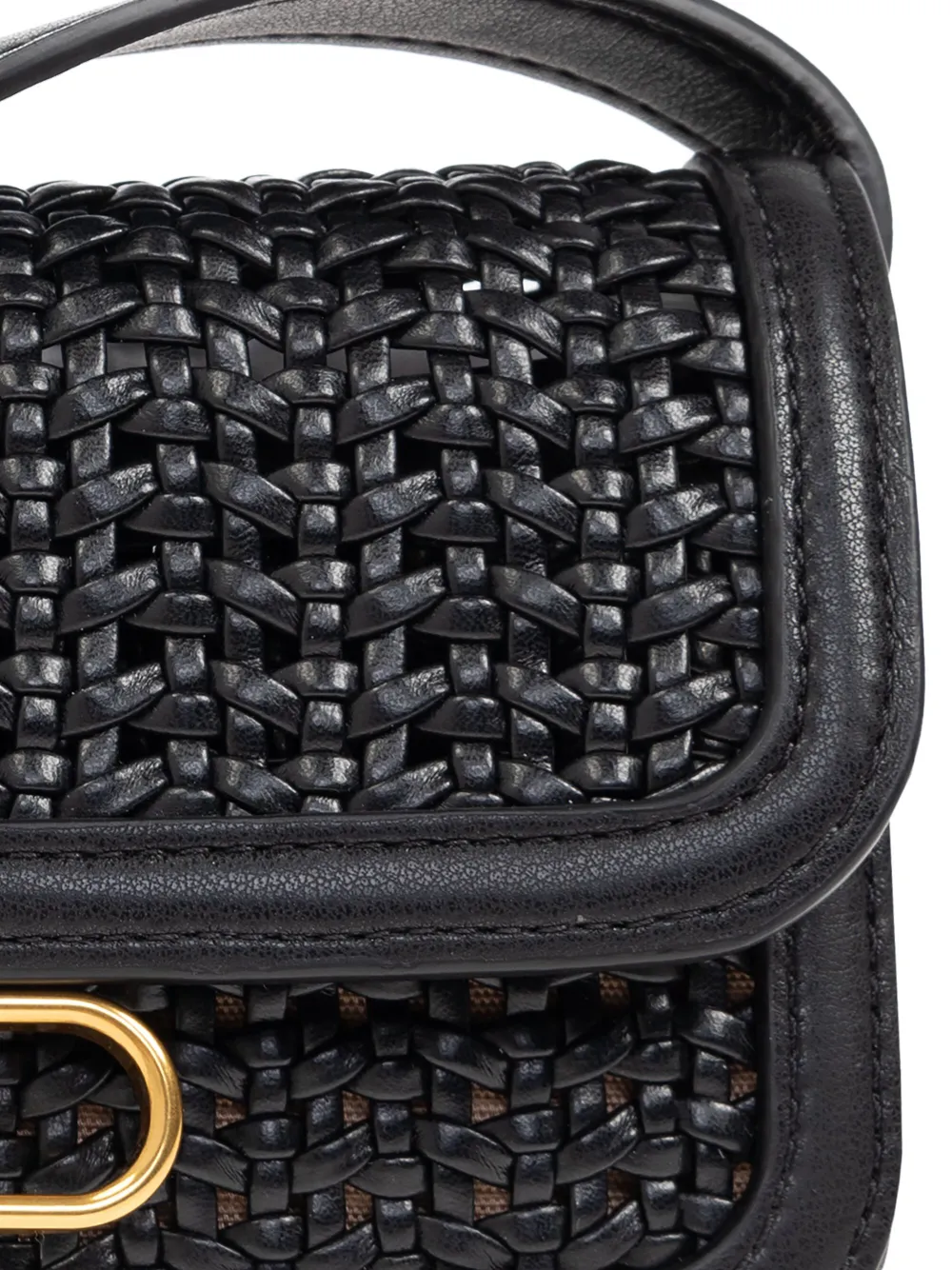 Emporio Armani Schoudertas met logo Zwart
