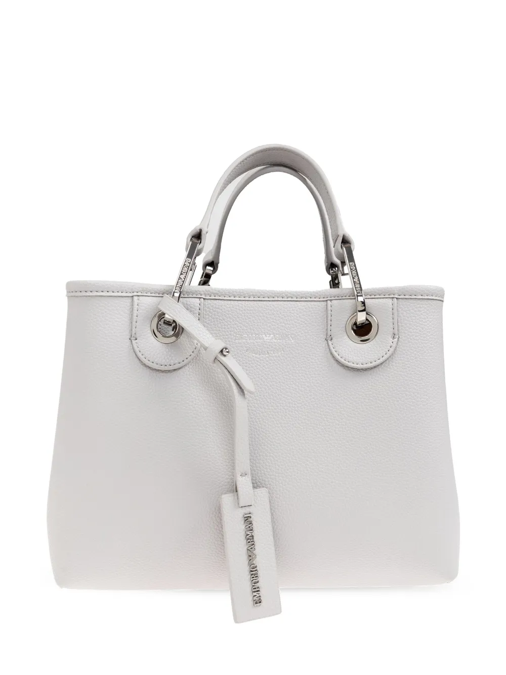 Emporio Armani Shopper met logo-reliëf Grijs