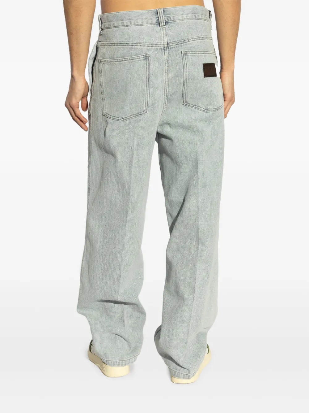 Emporio Armani Jeans met wijde pijpen Blauw