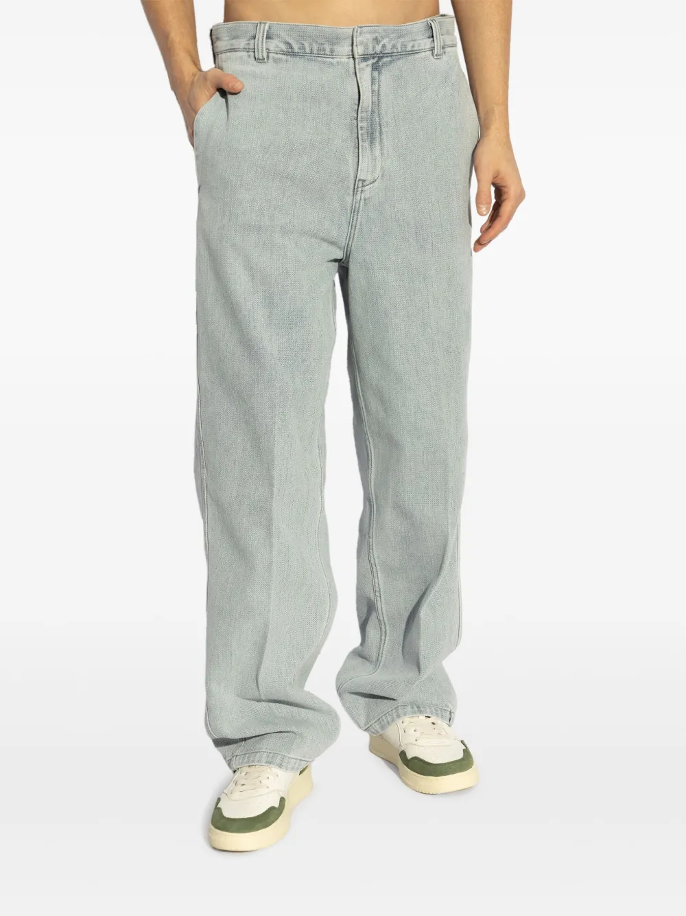 Emporio Armani Jeans met wijde pijpen Blauw