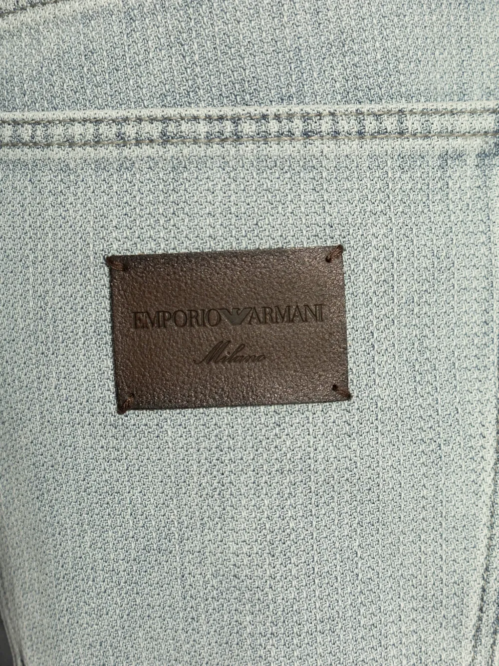 Emporio Armani Jeans met wijde pijpen Blauw