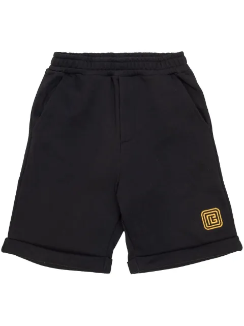 Balmain Kids Short com logo bordado