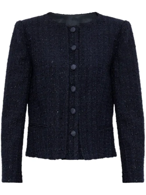Veste en tweed - Emporio Armani - Modalova
