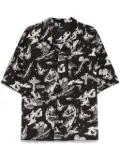 FIVE CM graphic-print shirt - Black