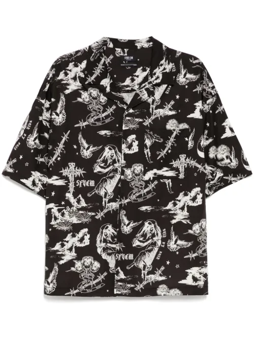 Chemise à imprimé graphique - FIVE CM - Modalova