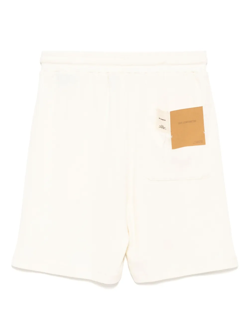 FIVE CM Shorts met geborduurd logo - Beige