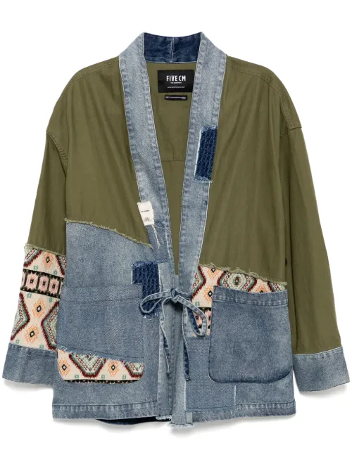 Veste en jean à manches longues - FIVE CM - Modalova