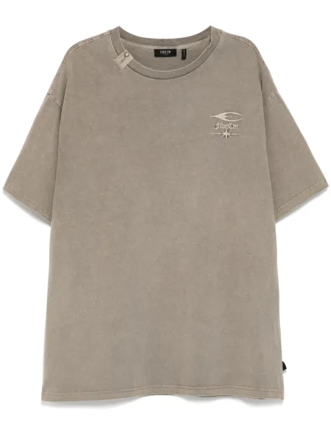 FIVE CM T-Shirt mit Logo-Stickerei