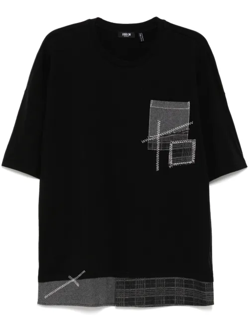 T-shirt à effet patchwork - FIVE CM - Modalova