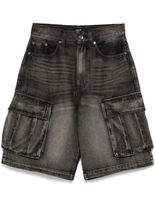 Short en jean à poches cargo - FIVE CM - Modalova