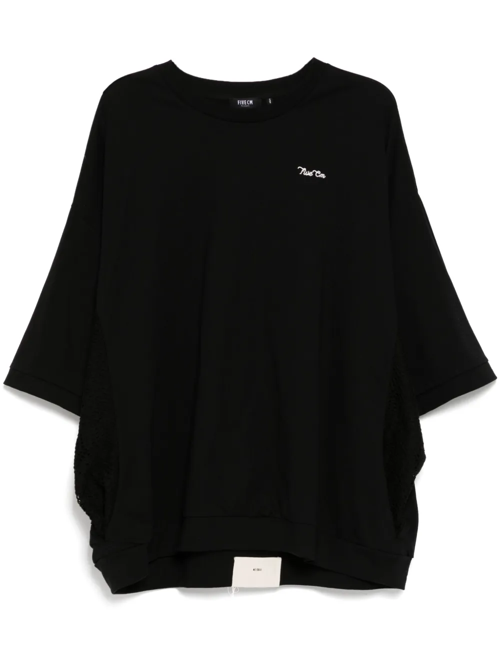 FIVE CM playera con logo bordado | negro | Image 1