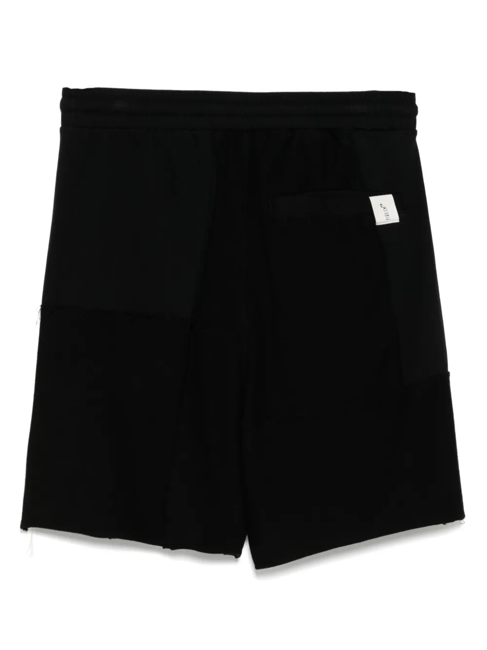 FIVE CM Shorts met logopatch - Zwart