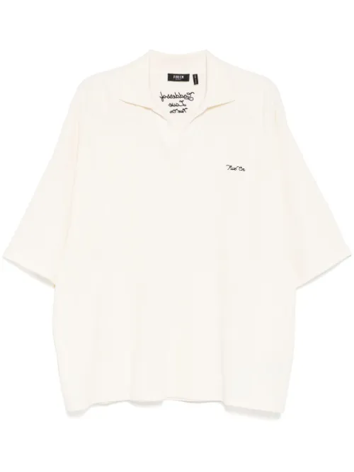 Polo à logo brodé - FIVE CM - Modalova