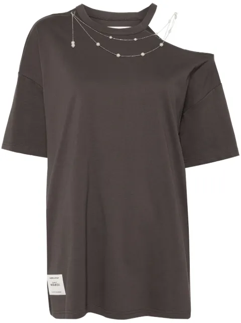 Musium Div. faux-pearl T-shirt