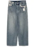 FIVE CM patchwork jeans - Blue