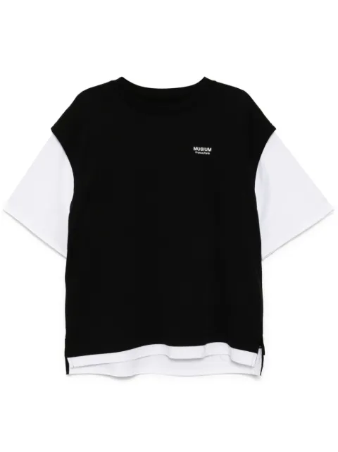 Musium Div. logo-embroidered T-shirt