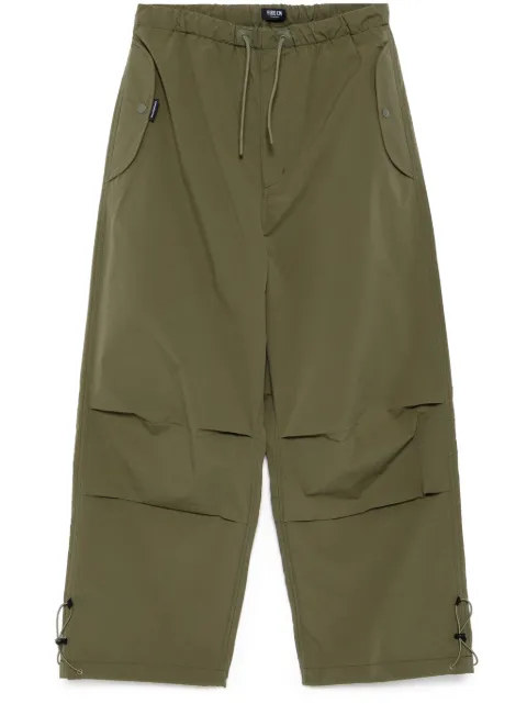 FIVE CM pantalones anchos con cordones en la pretina