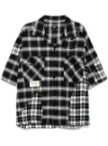 FIVE CM checked shirt - Black