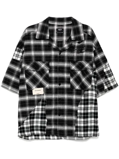 FIVE CM camisa con cuadros estampados