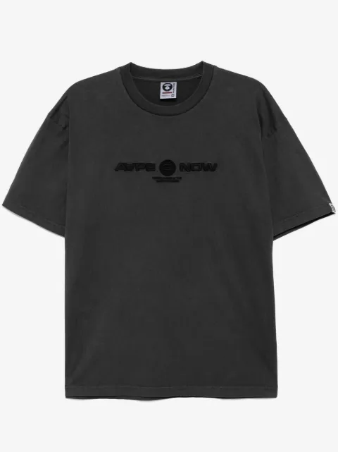 AAPE BY *A BATHING APE® logo embroidered T-shirt