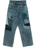 FIVE CM graphic-print jeans - Blue