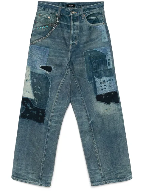 FIVE CM graphic-print jeans