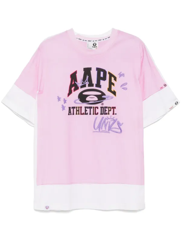 A BATHING APE® グラフィック Tシャツ | ピンク | FARFETCH JP