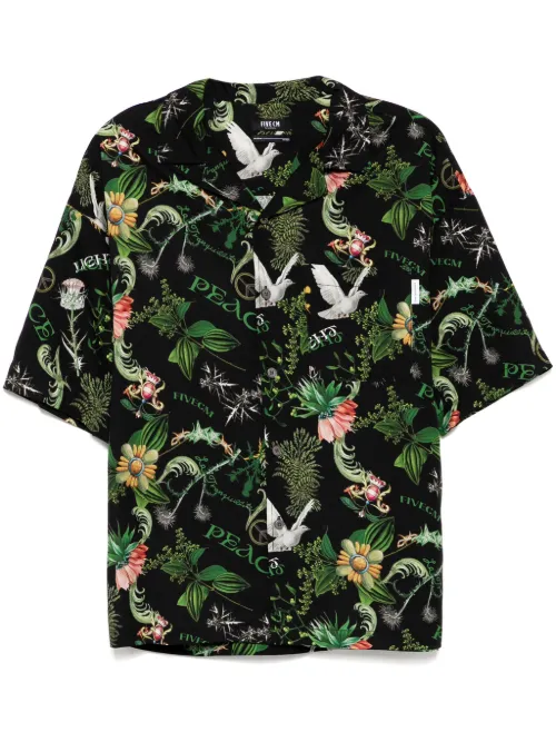 Chemise à imprimé graphique - FIVE CM - Modalova