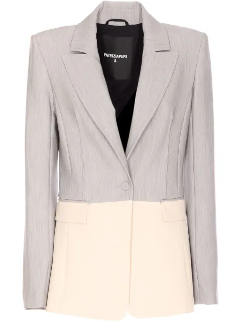 Patrizia Pepe colour-block blazer