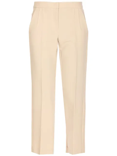 Patrizia Pepe logo-appliqué trousers