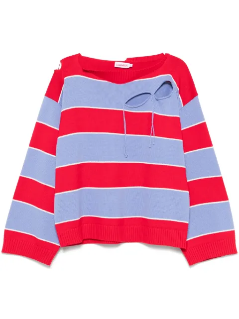 Charles Jeffrey Loverboy suéter Slash Stripe