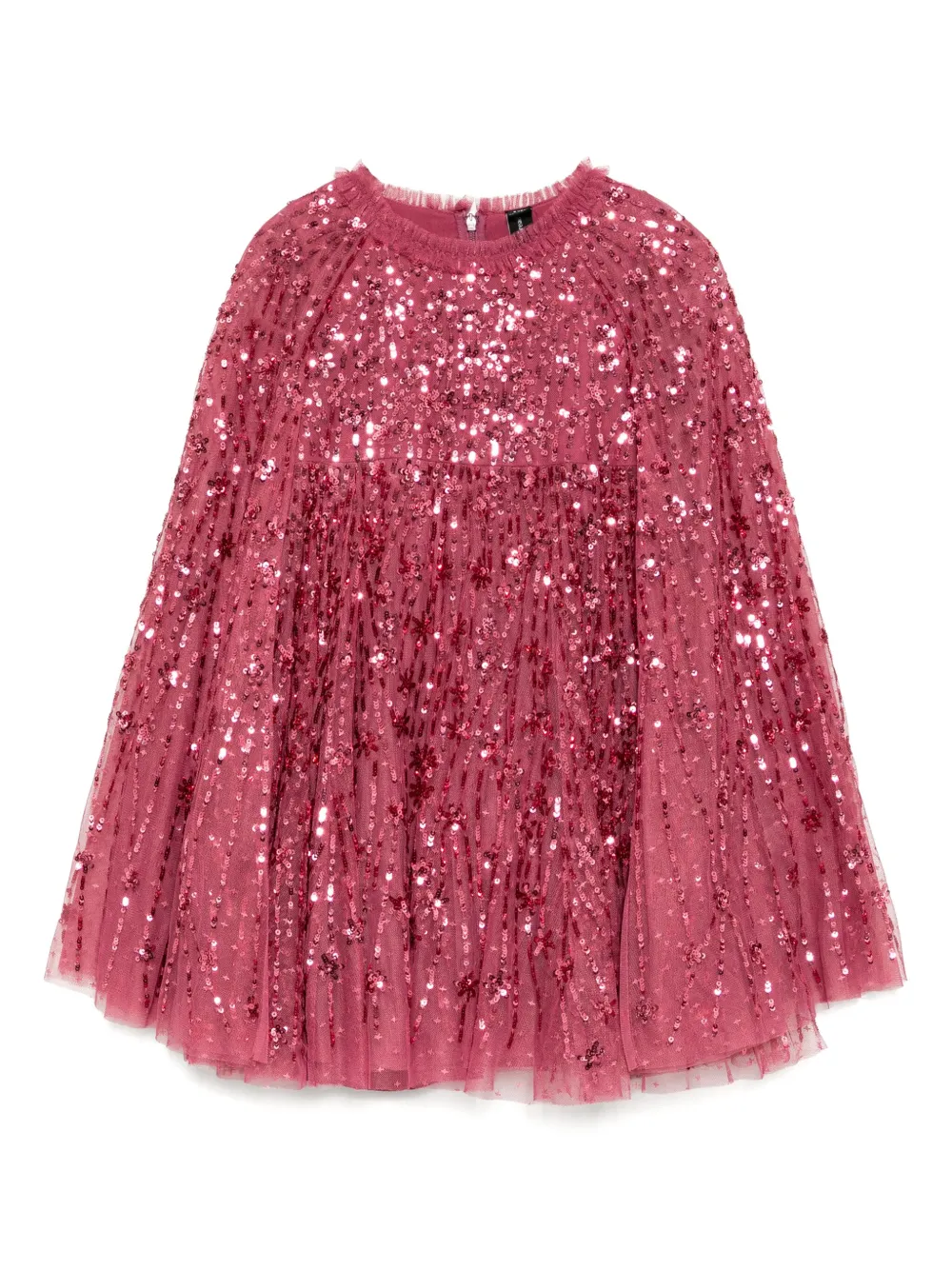 NEEDLE & THREAD KIDS vestido Comet | rosado | Image 1