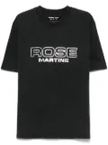 Martine Rose metallic-logo T-shirt - Black