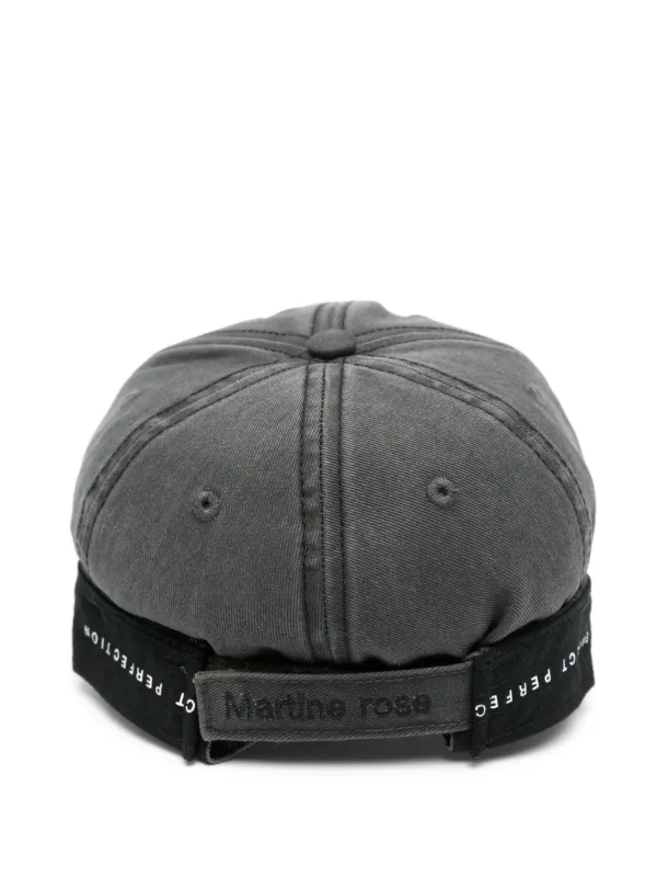 Martine Rose roll-back Cap | Grey | FARFETCH