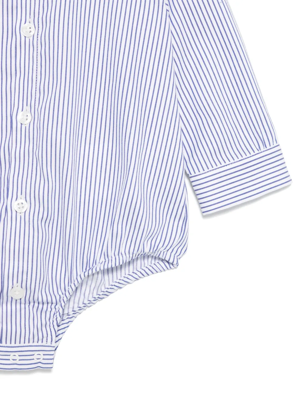 Fay Kids Romper met shirtstijl Wit
