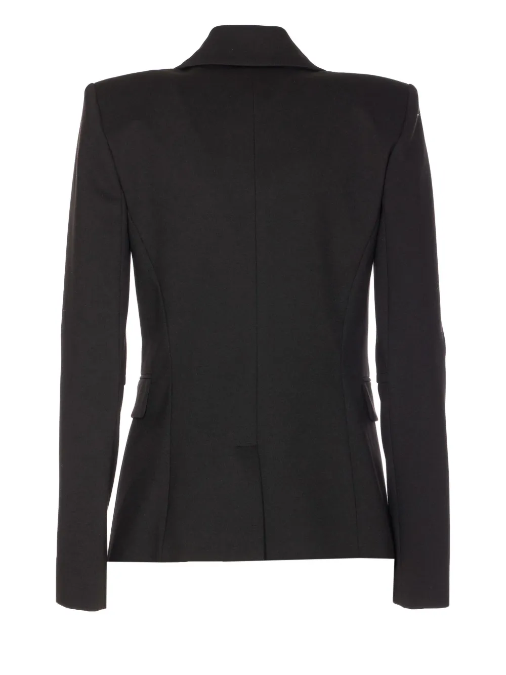 Patrizia Pepe Blazer met logo-hanger Zwart