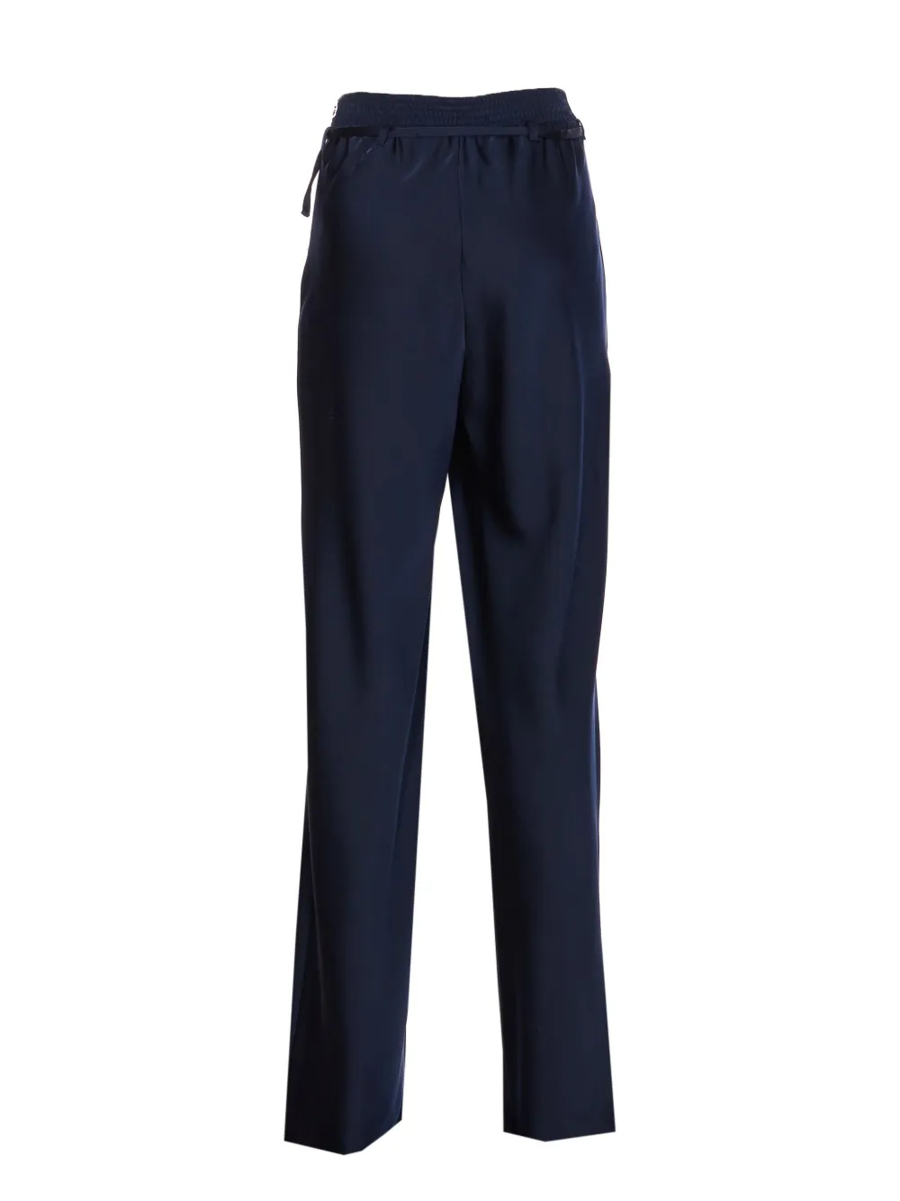 Patrizia Pepe belted trousers - Blauw